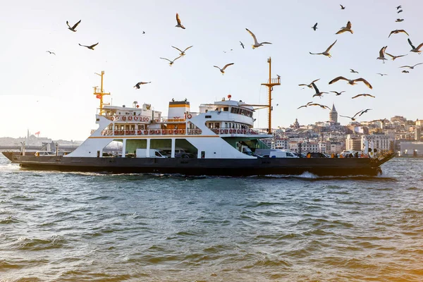 Barco Ferry Bósforo Estambul Turquía — Foto de Stock