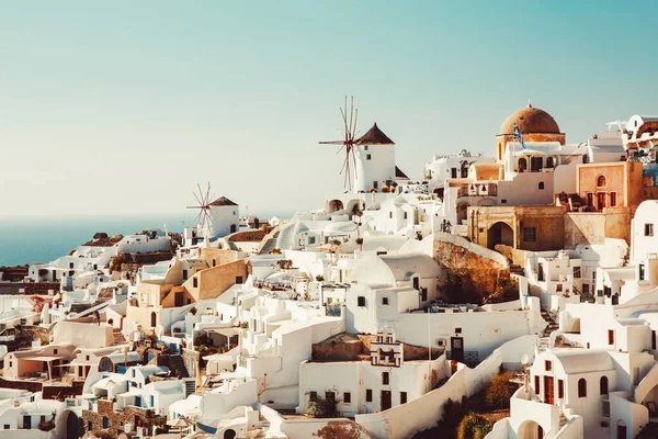 Promenade Dans Les Rues Santorin Grèce — Photo