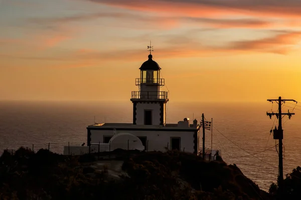 Old Lighthouse Sunset — Stock Photo, Image