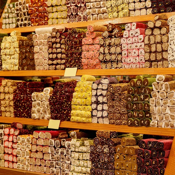 Set of different lokum - turkish sweets