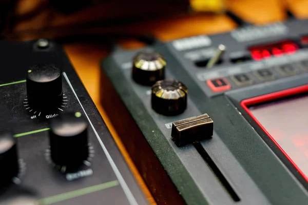 Surface Sliders Sound Mixer Controller — Zdjęcie stockowe