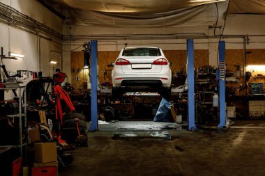 Car at the repair service