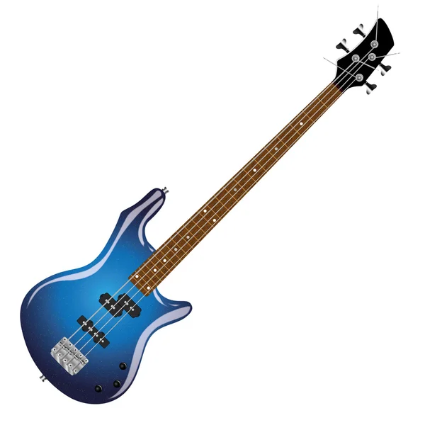 E-Bass-Gitarre — Stockvektor