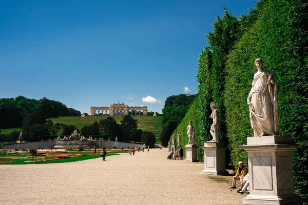 Residência Verão Dos Imperadores Austríacos Schnbrunn Palace Viena Áustria Junho — Fotografia de Stock