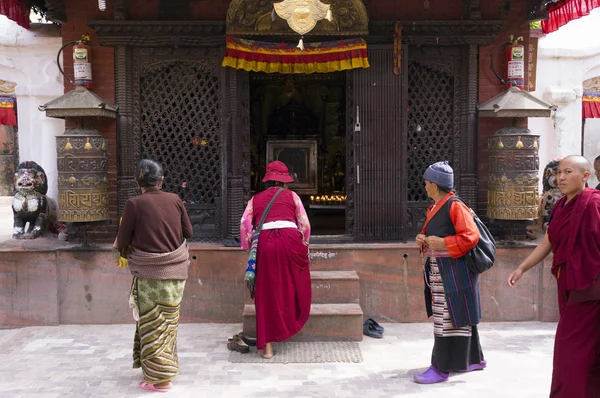 Tibetische Buddhisten — Stockfoto