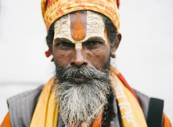 Portret van sadhoe — Stockfoto