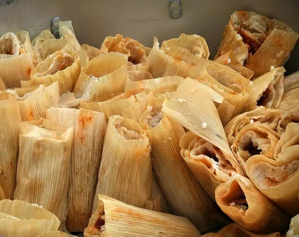 Tamales. — Fotografia de Stock