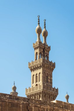 Mamluk döneminden kalma Qanibay El Ramah Camii, Kahire Kalesi Meydanı, Eski Kahire, Mısır