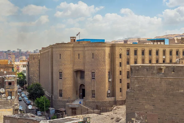 Национальный архив Египта, он же Египетский Дом Документации, расположен в Цитадели Каира, Египет — стоковое фото