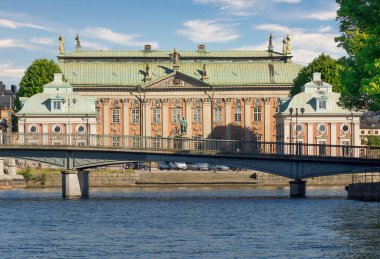 Riddarhuset, House of Nobility or House of Knights, commissioned in the 17th century by the Swedish nobility, located on the northwest of the old town, Gamla Stan, Stockholm, Sweden