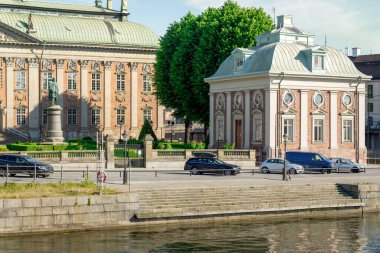 Riddarhuset, House of Nobility or House of Knights, commissioned in the 17th century by the Swedish nobility, located on the northwest of the old town, Gamla Stan, Stockholm, Sweden