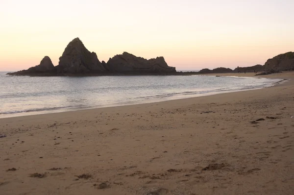 Spiaggia al tramonto — Foto Stock