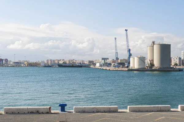 Malaga portu — Zdjęcie stockowe