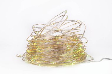 LED sicim ışıkları. Parti Noel süsleme ışıkları. Noel ışıklarını kapat.