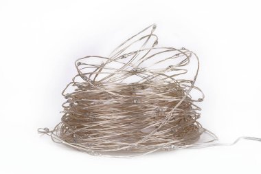 LED sicim ışıkları. Parti Noel süsleme ışıkları. Noel ışıklarını kapat.