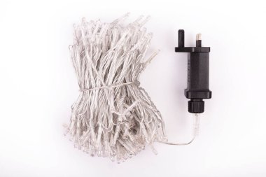 LED sicim ışıkları. Parti Noel süsleme ışıkları. Noel ışıklarını kapat.