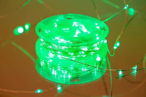 LED sicim ışıkları. Parti Noel süsleme ışıkları. Noel ışıklarını kapat.