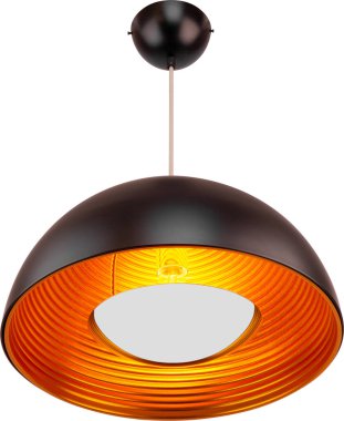 Pendant Light Set beyaz arkaplanda izole edildi. Arka planda izole edilmiş modern avize