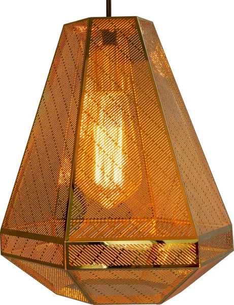 Hängande Ljus Set Isolerad Vit Bakgrund Modern Ljuskrona Isolerad Bakgrunden — Stockfoto