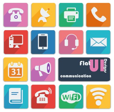 Icons for Communication clipart