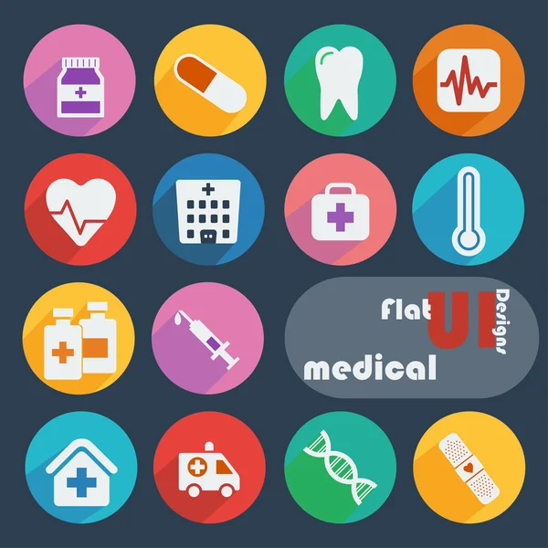 Icônes pour médical — Image vectorielle
