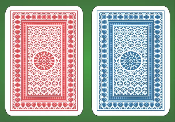 Jugando a los diseños de cartas. — Archivo Imágenes Vectoriales