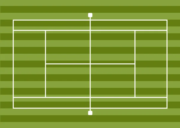 Pista de tenis — Vector de stock