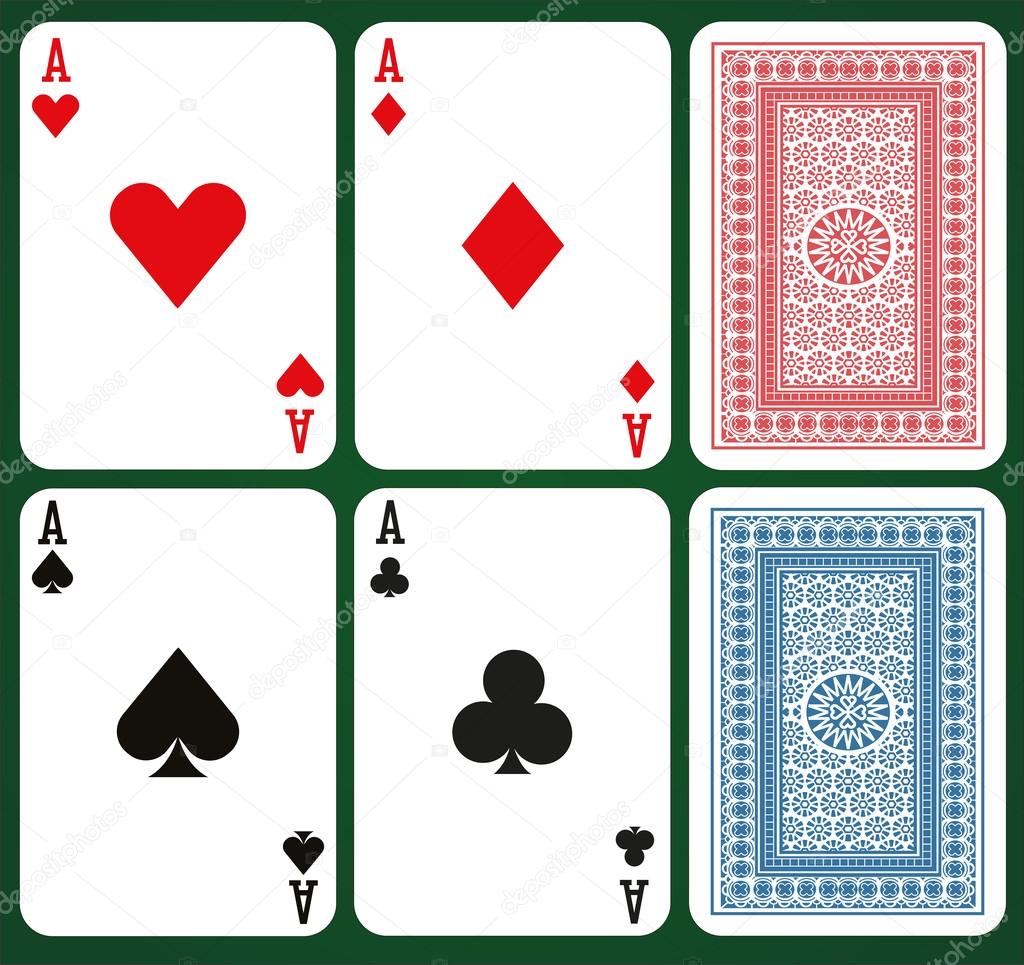 Aces and card backs