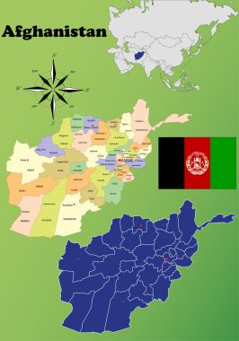 Afganistan harita