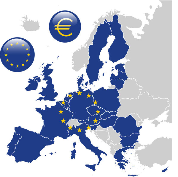 Карта Европейского союза
