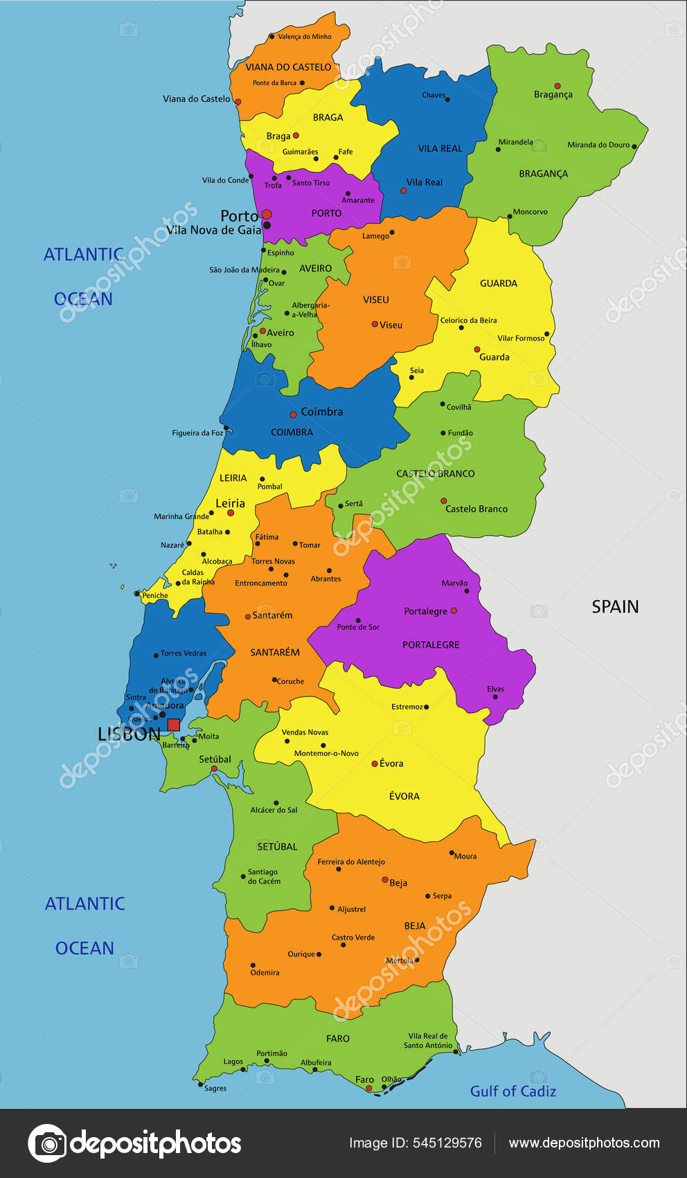 Fondo Mapa De Portugal Mapa Politico De Portugal Con Las Distintas Regiones  Foto E Imagen Para Descarga Gratuita - Pngtree