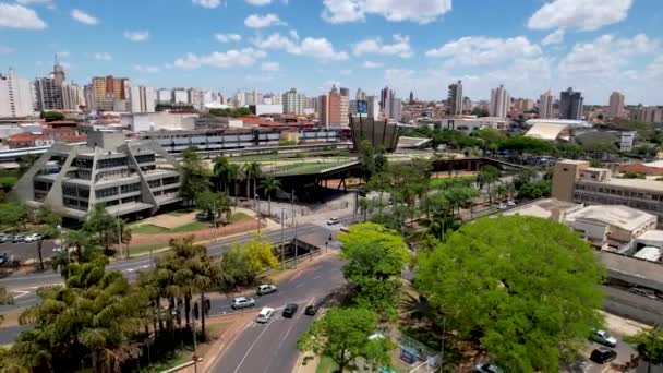 Centre Ville Sao Jose Rio Preto Avenue Sao Paulo Paysage — Video