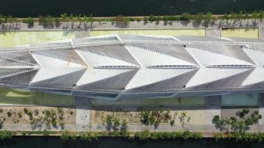 Rio de Janeiro Brezilya 'da yaz seyahatinin havadan manzarası. Coast City 'nin simgesi. Tropik seyahat. Yaz manzarası.