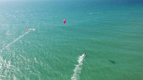 Jericoacoara Ceara Βραζιλία Αμμόλοφοι Βουνά Και Λιμνοθάλασσες Βρόχινου Νερού Στο — Αρχείο Βίντεο