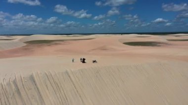 Jericoacoara Brezilya. Tatil gezisi için tropik bir manzara. Kuzeydoğu Brezilya. Uluslararası seyahat yerleri.