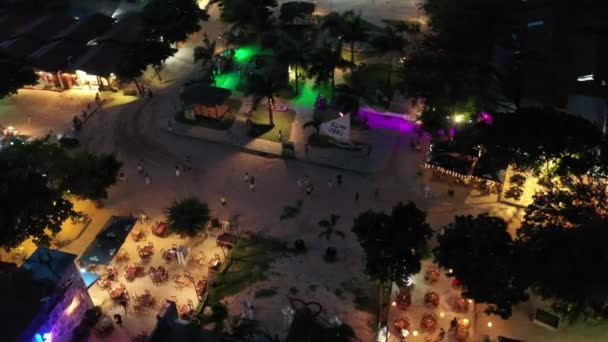 Paisaje Panorámico Jericoacoara Ceara Brasil Escénicas Dunas Arena Lagos Agua — Vídeo de stock