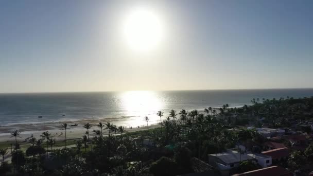 Jericoacoara Brasil Paisagem Tropical Para Viagens Férias Nordeste Brasil Destinos — Vídeo de Stock