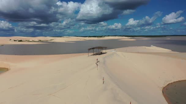 Єрикоакоара Бразилія Тропічні Пейзажі Подорожі Відпустку Північно Східна Бразилія Міжнародні — стокове відео