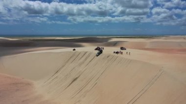 Jericoacoara Brezilya. Tatil gezisi için tropik bir manzara. Kuzeydoğu Brezilya. Uluslararası seyahat yerleri.