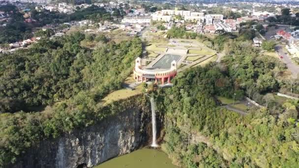 Vue Aérienne Panoramique Centre Ville Curitiba Brésil Région Sud Pays — Video