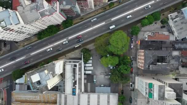 Sao Paulo Brezilya Nın Şehir Manzarası Şehir Merkezinin Tarihi Merkezi — Stok video