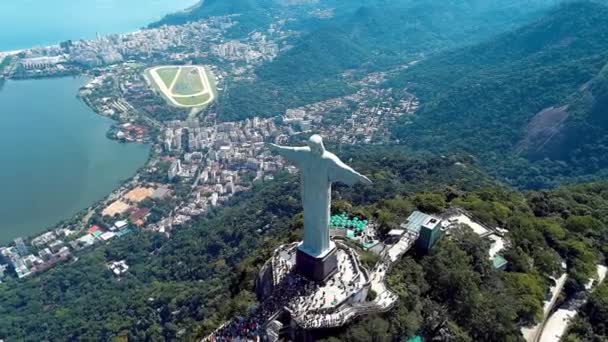 Бразилия Рио Жанейро Международный Туристический Центр Прибрежного Города Рио Жанейро — стоковое видео