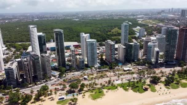 Brazil Northeast Landmark Historic Centre Downtown Recife State Pernambuco Brazil — 图库视频影像