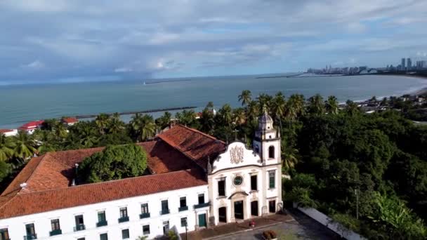 Brasilien Nordosten Wahrzeichen Historisches Zentrum Der Innenstadt Von Recife Bundesstaat — Stockvideo