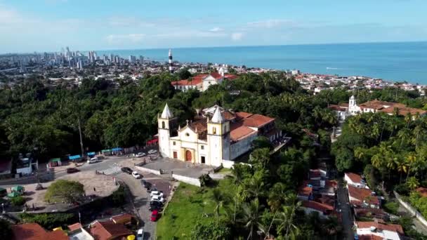 Brasilien Nordosten Wahrzeichen Historisches Zentrum Der Innenstadt Von Recife Bundesstaat — Stockvideo