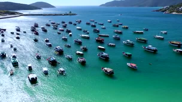 Pôr Sol Água Azul Turquesa Cidade Costeira Lagos Região Turismo — Vídeo de Stock