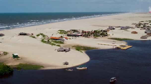 Nature Désert Paysage Lencois Maranhenses Maranhao Brésil Paradis Extérieur Dunes — Video