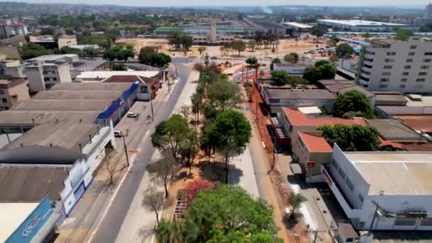 Downtown Goiania Στο Midwest Βραζιλία Πολιτεία Goias Πανοραμικό Τοπίο Της — Αρχείο Βίντεο