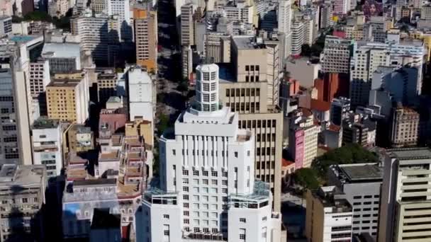 Paysage Urbain Sao Paulo Brésil Centre Historique Centre Ville Paysage — Video
