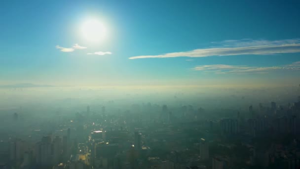 Sao Paulo Brazília Városképe Történelmi Belváros Metropolis Táj Mérföldkő Város — Stock videók